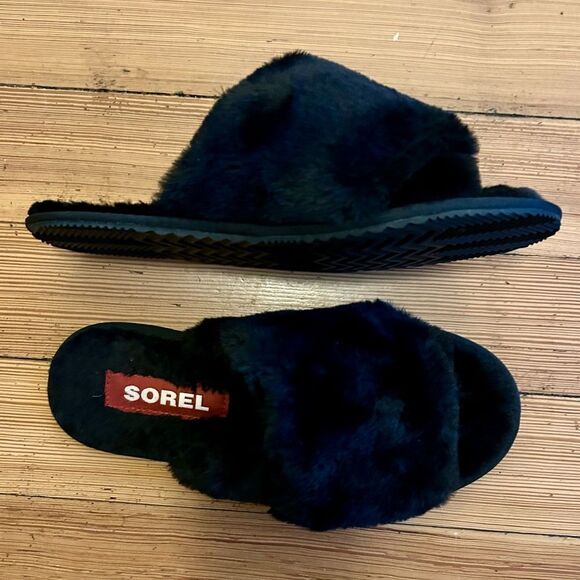 Sorel Go Mail Run slippers, black. Size 8. - Picture 8 of 11